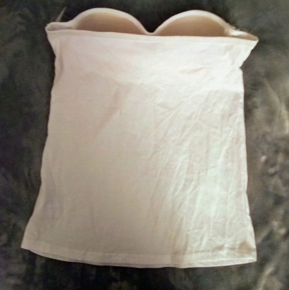 Fun retro bead fringe baendo/strapless top - Picture 6 of 10